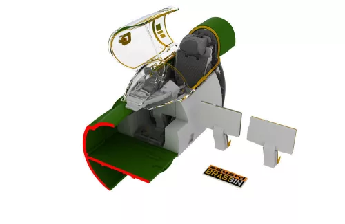 Eduard Accessories MiG-21BIS interior for Eduard - MiG-21BIS – komplett Brassin cockpitkészlet, Eduard maketthez