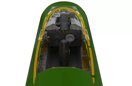 Eduard Accessories MiG-21BIS interior for Eduard - MiG-21BIS – komplett Brassin cockpitkészlet, Eduard maketthez