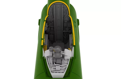 Eduard Accessories MiG-21BIS interior for Eduard - MiG-21BIS – komplett Brassin cockpitkészlet, Eduard maketthez