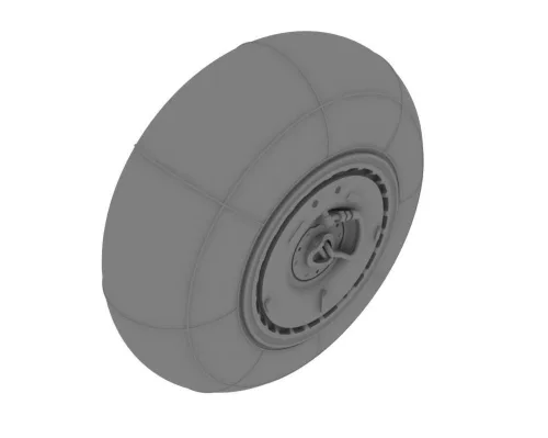 Eduard Accessories Bf 110 C/D main undercarriage wheels - futómű-részletező készlet