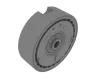 Eduard Accessories Bf 110 C/D main undercarriage wheels - futómű-részletező készlet