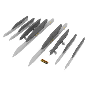   Eduard Accessories Su-25K wing pylons - Su-25K szárny alatti fegyverfelfüggesztő pilonok