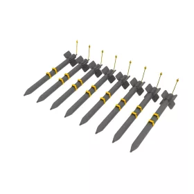   Eduard Accessories HVAR rockets - HVAR rakéták – fegyverzetkiegészítő