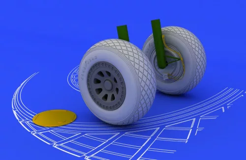 Eduard Accessories PV-1 Ventura wheels for Revell - kerékkészlet