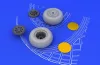 Eduard Accessories PV-1 Ventura wheels for Revell - kerékkészlet