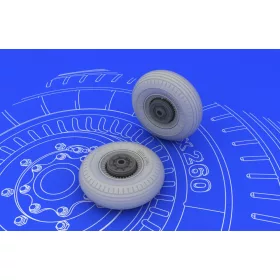   Eduard Accessories II-2 Shturmovik wheels for Tamiya - kerékkészlet