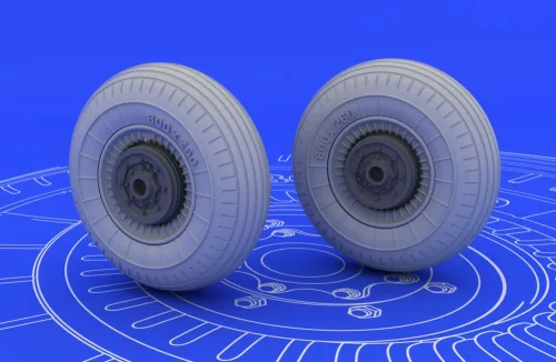 Eduard Accessories II-2 Shturmovik wheels for Tamiya - kerékkészlet