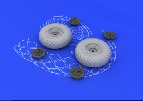 Eduard Accessories B-17 wheels - kerékkészlet