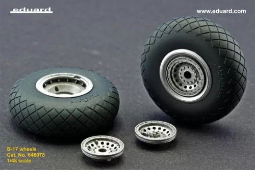Eduard Accessories B-17 wheels - kerékkészlet