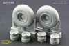 Eduard Accessories B-17 wheels - kerékkészlet