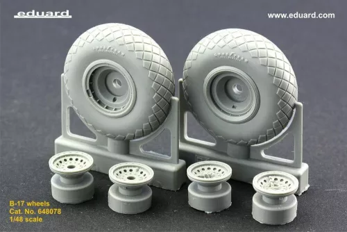 Eduard Accessories B-17 wheels - kerékkészlet