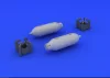 Eduard Accessories US 250lb bombs (2 pcs) - US 250lb bomba (2 pcs) – bombafegyverzet-készlet