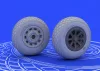 Eduard Accessories P-51 wheels - kerékkészlet