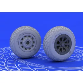 Eduard Accessories P-51 wheels - kerékkészlet