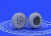 Eduard Accessories P-51 wheels - kerékkészlet