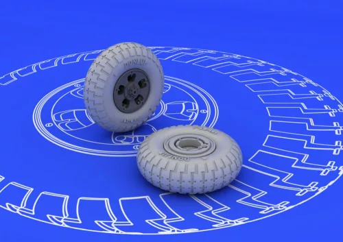 Eduard Accessories Spitfire wheels - 5 spoke for Eduard - kerékkészlet