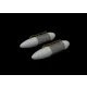 Eduard Accessories P-51B/C 108gal drop tanks PRINT  EDUARD - P-51B/C 108gal póttartály – 3D nyomtatott