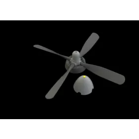   Eduard Accessories P-51B/C Hamilton Standard propeller uncuffed  EDUARD - P-51B/C Hamilton Standard légcsavar mandzsetta nélküli