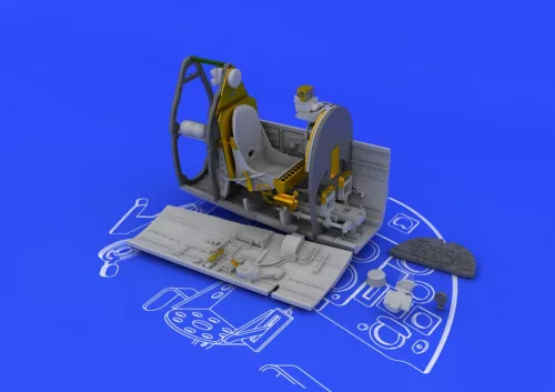 Eduard Accessories Spitfire Mk.IX cockpit for Eduard - Spitfire Mk.IX cockpit – részletező készlet