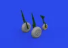 Eduard Accessories B-26B wheels 1/48 - kerékkészlet