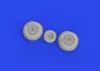 Eduard Accessories B-26B wheels 1/48 - kerékkészlet