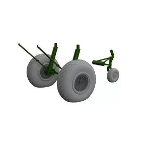   Eduard Accessories B-17F wheels diamond tread 1/48 - kerékkészlet