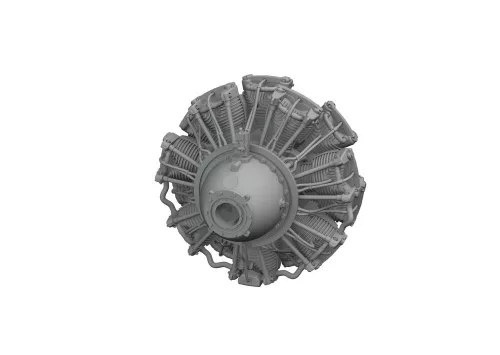 Eduard Accessories B-24J engines PRINT  HOBBY BOSS - 3D nyomtatott motorkészlet