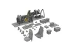 Eduard Accessories P-51B Birdcage canopy cockpit PRINT  EDUARD - P-51B Birdcage kabintető cockpit – 3D nyomtatott részletező készlet
