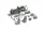 Eduard Accessories P-51B Birdcage canopy cockpit PRINT  EDUARD - P-51B Birdcage kabintető cockpit – 3D nyomtatott részletező készlet