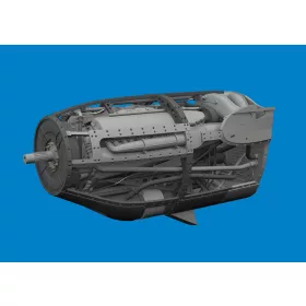   Eduard Accessories P-38F/G left engine PRINT - bal oldali 3D nyomtatott motorkészlet