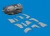 Eduard Accessories P-38F/G left engine PRINT - bal oldali 3D nyomtatott motorkészlet