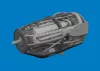 Eduard Accessories P-38F/G right engine PRINT  TAMIYA - jobb oldali 3D nyomtatott motorkészlet