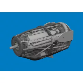   Eduard Accessories P-38F/G right engine PRINT  TAMIYA - jobb oldali 3D nyomtatott motorkészlet