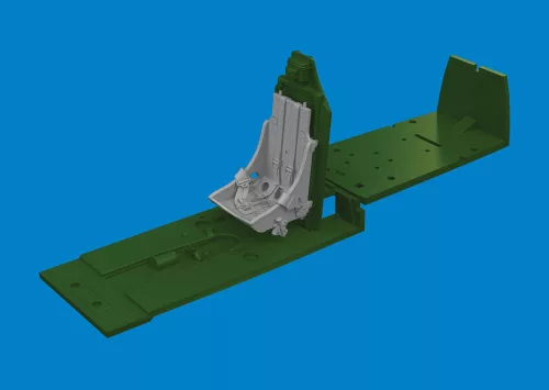 Eduard Accessories P-51B/C seat w/ integral belts Type 1 PRINT - 3D nyomtatott ülés
