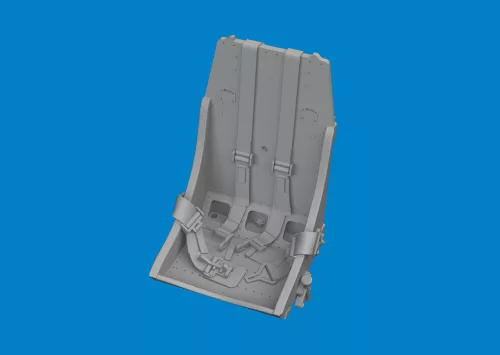 Eduard Accessories P-51B/C seat w/ integral belts Type 2 PRINT  EDUARD - 3D nyomtatott ülés