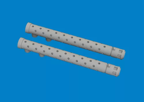 Eduard Accessories Bulldog gun barrels PRINT - 3D nyomtatott fegyvercsövek