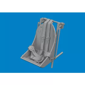   Eduard Accessories F4U-1A seat w/ integral belts PRINT - 3D nyomtatott ülés