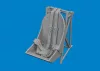 Eduard Accessories F4U-2 seat w/ integral belts PRINT - 3D nyomtatott ülés