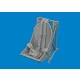 Eduard Accessories F4U-2 seat w/ integral belts PRINT - 3D nyomtatott ülés