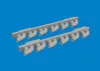 Eduard Accessories P-39 exhaust stacks rounded PRINT - 3D nyomtatott kipufogócsonkok