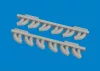 Eduard Accessories P-39 exhaust stacks rounded PRINT - 3D nyomtatott kipufogócsonkok