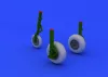 Eduard Accessories Me 262 wheels for Tamiya - kerékkészlet