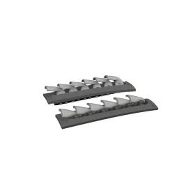   Eduard Accessories P-40 exhaust stacks fishtail PRINT  EDUARD - 3D nyomtatott halfarok típusú kipufogócsonkok