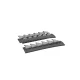 Eduard Accessories P-40 exhaust stacks fishtail PRINT  EDUARD - 3D nyomtatott halfarok típusú kipufogócsonkok