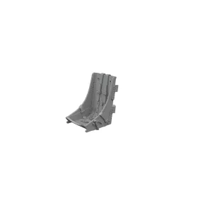   Eduard Accessories P-40 seat w/ integral belts Type 2 PRINT  EDUARD - 3D nyomtatott ülés