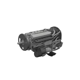   Eduard Accessories P-40E engine PRINT  EDUARD - 3D nyomtatott motorkészlet