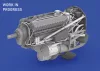 Eduard Accessories P-40E engine PRINT  EDUARD - 3D nyomtatott motorkészlet