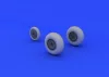 Eduard Accessories Me 262 wheels for Tamiya - kerékkészlet