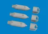 Eduard Accessories P-40 100lb M30 US bombs PRINT  EDUARD - P-40 100lb M30 US bomba – bombafegyverzet-készlet