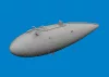 Eduard Accessories P-40 52gal drop tank PRINT  EDUARD - P-40 52gal póttartály – 3D nyomtatott